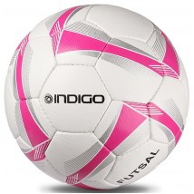 Мяч футбольный Футзал №4 INDIGO STREET SOFT тренировочный 100061 Бело-Синий